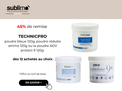 Poudres bleu sublimo