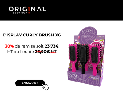 display de 6 brosses curly 