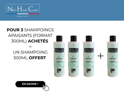 shampoings apaisant 300ml 3+1